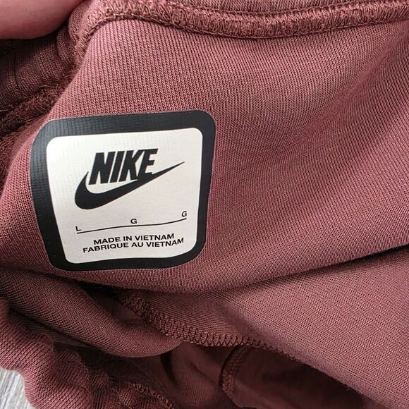 Nike Tech Fleece Mid-Rise Joggers Sportswear Women's Large FB8330-605 Red Sepia - Picture 9 of 15